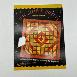 Like New Sew Simple Quilts Making Lemonade Designs Patterns Book Sewing TA